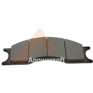 لنت ترمز لودر تیراژه ماشین ZL30 کد 70021 دو عددی جهان لنت